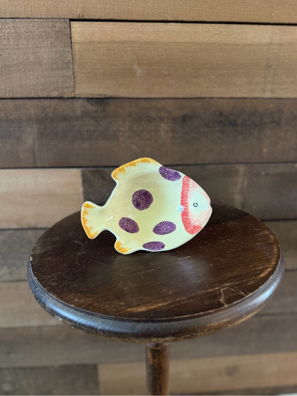 Vietri Italian Pottery Fish Trinket Dish Coastal Beach Decor Catchall Bowl - Picture 5 of 10